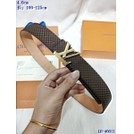 2020 Cheap Louis Vuitton 4.0 cm Width Belts # 217795, cheap LouisVuitton Belts