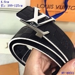 2020 Cheap Louis Vuitton 4.0 cm Width Belts # 217797, cheap LouisVuitton Belts