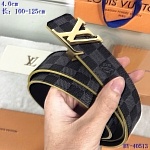 2020 Cheap Louis Vuitton 4.0 cm Width Belts # 217798, cheap LouisVuitton Belts