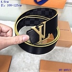 2020 Cheap Louis Vuitton 4.0 cm Width Belts # 217798, cheap LouisVuitton Belts