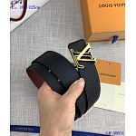 2020 Cheap Louis Vuitton 4.0 cm Width Belts # 217812, cheap LouisVuitton Belts