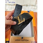 2020 Cheap Louis Vuitton 4.0 cm Width Belts # 217825