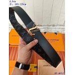 2020 Cheap Louis Vuitton 4.0 cm Width Belts # 217826, cheap LouisVuitton Belts