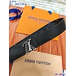 2020 Cheap Louis Vuitton 4.0 cm Width Belts # 217827, cheap LouisVuitton Belts