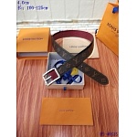 2020 Cheap Louis Vuitton 4.0 cm Width Belts # 217833, cheap LouisVuitton Belts
