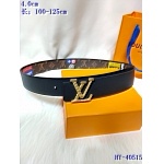 2020 Cheap Louis Vuitton 4.0 cm Width Belts # 217836, cheap LouisVuitton Belts