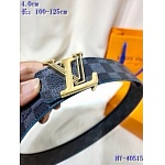 2020 Cheap Louis Vuitton 4.0 cm Width Belts # 217839, cheap LouisVuitton Belts