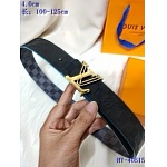 2020 Cheap Louis Vuitton 4.0 cm Width Belts # 217839, cheap LouisVuitton Belts