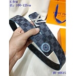 2020 Cheap Louis Vuitton 4.0 cm Width Belts # 217840