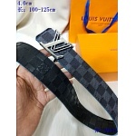 2020 Cheap Louis Vuitton 4.0 cm Width Belts # 217840, cheap LouisVuitton Belts
