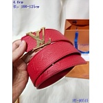 2020 Cheap Louis Vuitton 4.0 cm Width Belts # 217847, cheap LouisVuitton Belts