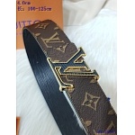 2020 Cheap Louis Vuitton 4.0 cm Width Belts # 217848, cheap LouisVuitton Belts