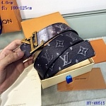 2020 Cheap Louis Vuitton 4.0 cm Width Belts # 217855