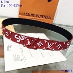2020 Cheap Louis Vuitton 4.0 cm Width Belts # 217858, cheap LouisVuitton Belts