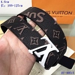 2020 Cheap Louis Vuitton 4.0 cm Width Belts # 217860, cheap LouisVuitton Belts