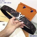2020 Cheap Louis Vuitton 4.0 cm Width Belts # 217860, cheap LouisVuitton Belts