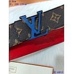 2020 Cheap Louis Vuitton 4.0 cm Width Belts # 217863, cheap LouisVuitton Belts