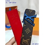 2020 Cheap Louis Vuitton 4.0 cm Width Belts # 217863, cheap LouisVuitton Belts