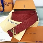 2020 Cheap Louis Vuitton 4.0 cm Width Belts # 217867, cheap LouisVuitton Belts