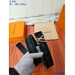 2020 Cheap Louis Vuitton 4.0 cm Width Belts # 217871, cheap LouisVuitton Belts