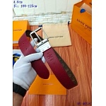 2020 Cheap Louis Vuitton 4.0 cm Width Belts # 217873, cheap LouisVuitton Belts