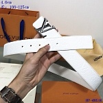2020 Cheap Louis Vuitton 4.0 cm Width Belts # 217895, cheap LouisVuitton Belts
