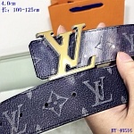 2020 Cheap Louis Vuitton 4.0 cm Width Belts # 217902, cheap LouisVuitton Belts