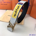 2020 Cheap Louis Vuitton 4.0 cm Width Belts # 217903, cheap LouisVuitton Belts