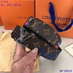 2020 Cheap Louis Vuitton 4.0 cm Width Belts # 217905, cheap LouisVuitton Belts