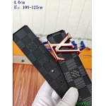 2020 Cheap Louis Vuitton 4.0 cm Width Belts # 217917, cheap LouisVuitton Belts