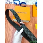 2020 Cheap Louis Vuitton 4.0 cm Width Belts # 217917, cheap LouisVuitton Belts