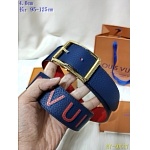 2020 Cheap Louis Vuitton 4.0 cm Width Belts # 217919, cheap LouisVuitton Belts