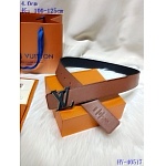 2020 Cheap Louis Vuitton 4.0 cm Width Belts # 217925, cheap LouisVuitton Belts