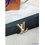 2020 Cheap Louis Vuitton 4.0 cm Width Belts # 217927, cheap LouisVuitton Belts
