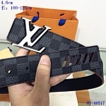 2020 Cheap Louis Vuitton 4.0 cm Width Belts # 217936, cheap LouisVuitton Belts