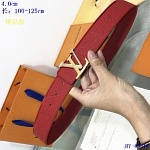 2020 Cheap Louis Vuitton 4.0 cm Width Belts # 217941, cheap LouisVuitton Belts