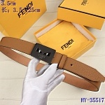 2020 Cheap Fendi 3.5 cm Width Belts # 218147, cheap Fendi Belts