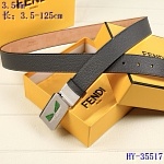 2020 Cheap Fendi 3.5 cm Width Belts # 218148, cheap Fendi Belts
