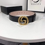 2020 Cheap Gucci Double GG Buckle Belts For Men  # 222101, cheap Gucci Belts