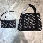 2020 Cheap Balenciaga Navy Cabas Canvas Bag  # 222309, cheap Balenciaga Satchels
