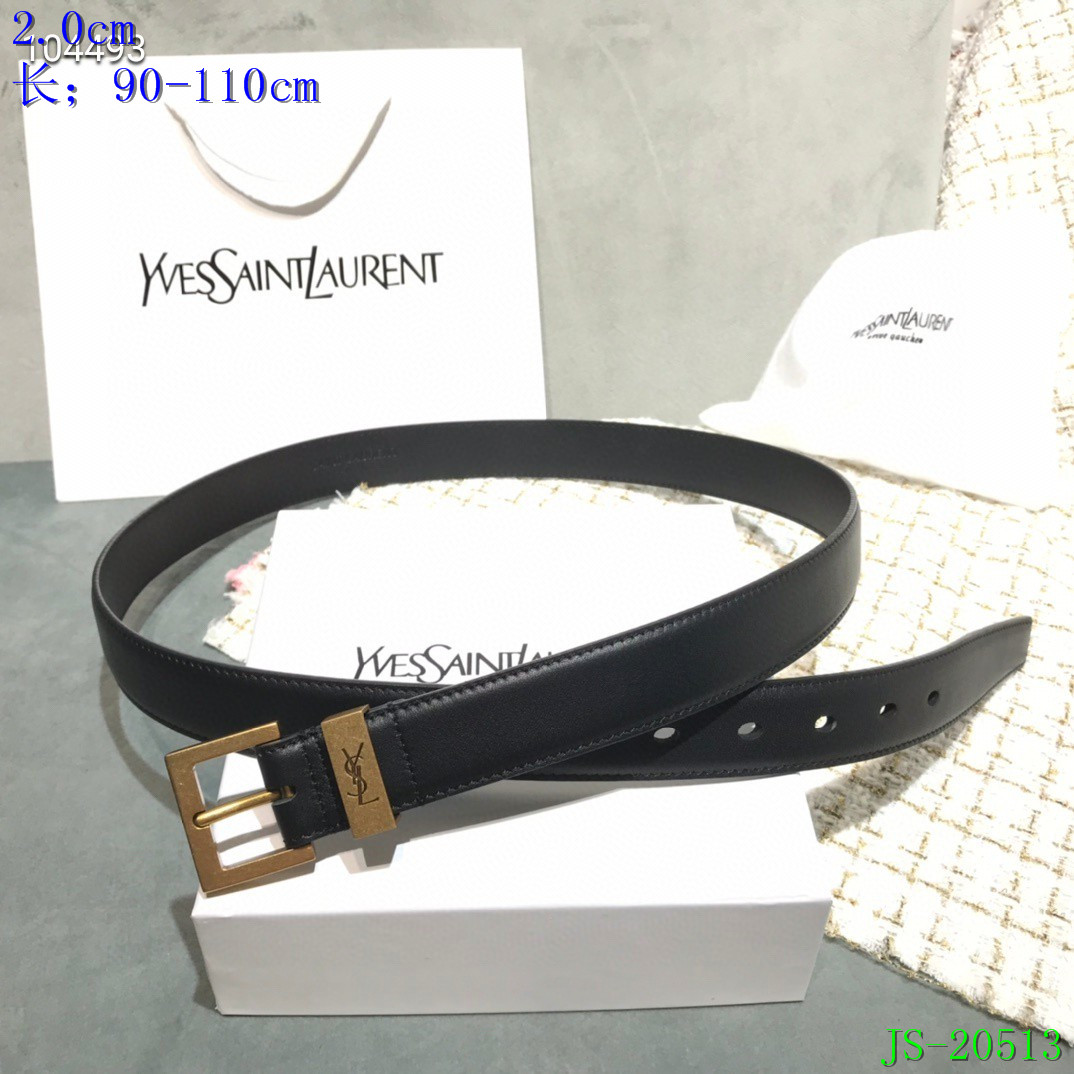 2020 Cheap YSL 2.0cm Width Belts # 223256
