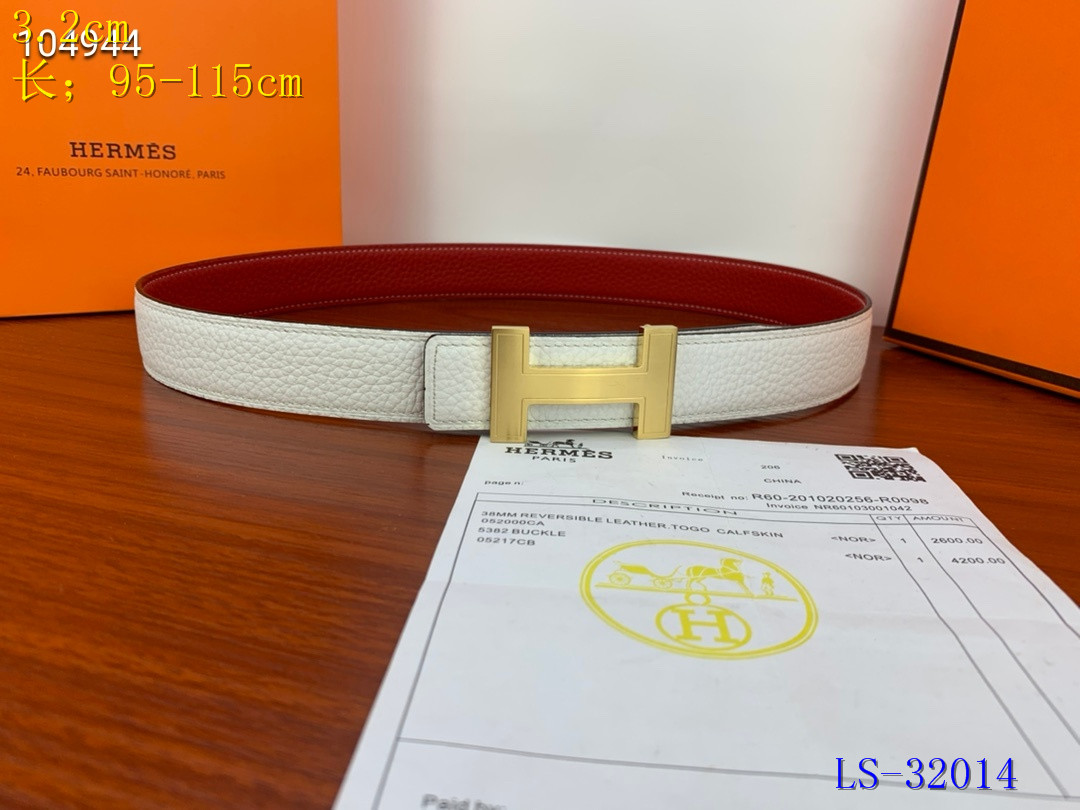 2020 Cheap Hermes 3.2cm Width Belts # 223278