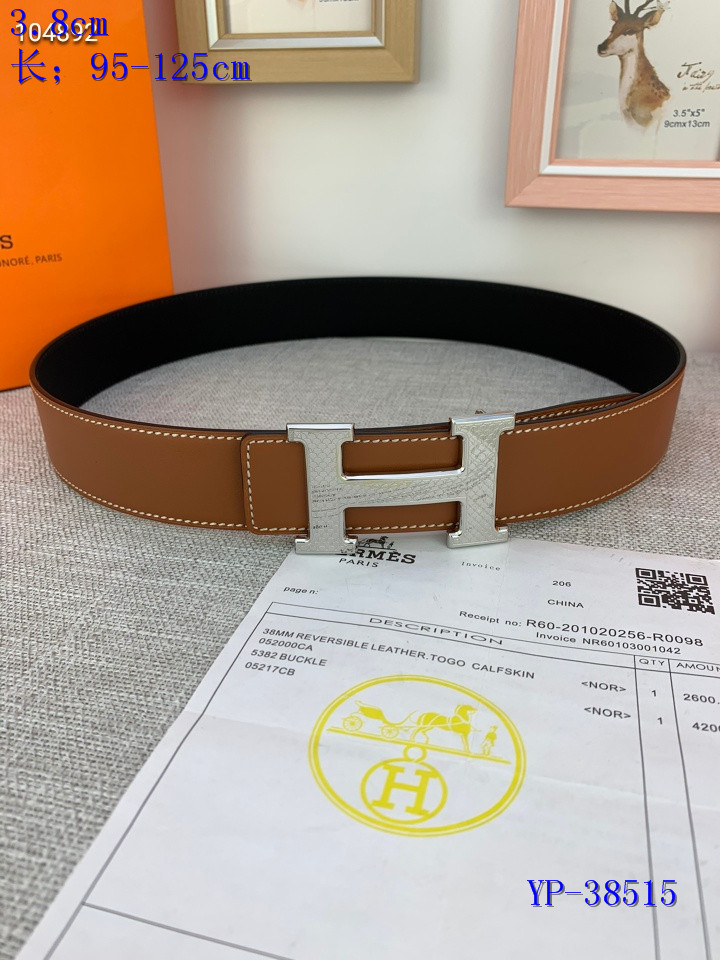 2020 Cheap Hermes 3.8cm Width Belts # 223290