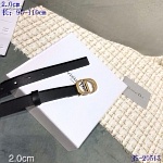 2020 Cheap Dior 2.0 cm Width Belts For Women # 222974, cheap Dior Belts