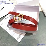 2020 Cheap Dior 2.5 cm Width Belts For Women # 222976, cheap Dior Belts