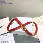 2020 Cheap Dior 2.5 cm Width Belts For Women # 222976, cheap Dior Belts