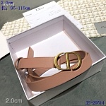 2020 Cheap Dior 2.5 cm Width Belts For Women # 222977, cheap Dior Belts