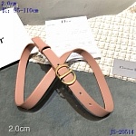 2020 Cheap Dior 2.5 cm Width Belts For Women # 222977, cheap Dior Belts