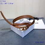2020 Cheap Celine 2.5 cm Width Belts  # 223036, cheap Celine Belts