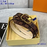 2020 Cheap Louis Vuitton 2.5 cm Width Belts  # 223113, cheap LouisVuitton Belts
